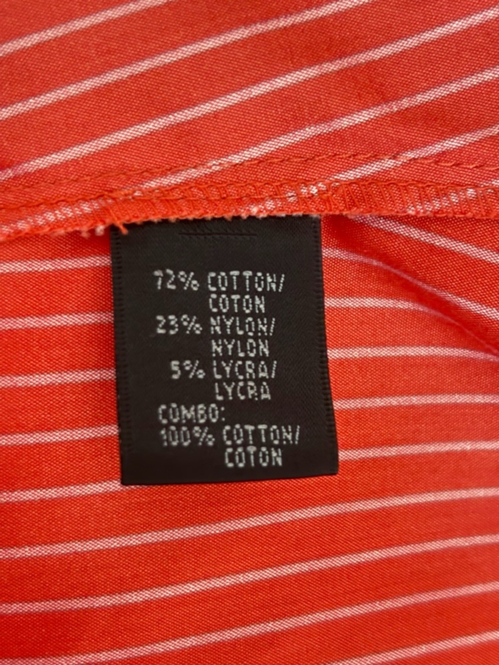 Lafayette 148 Pink Striped Buckle Front Shirt Sz 6 Summer Coastal - Picture 7 of 8
